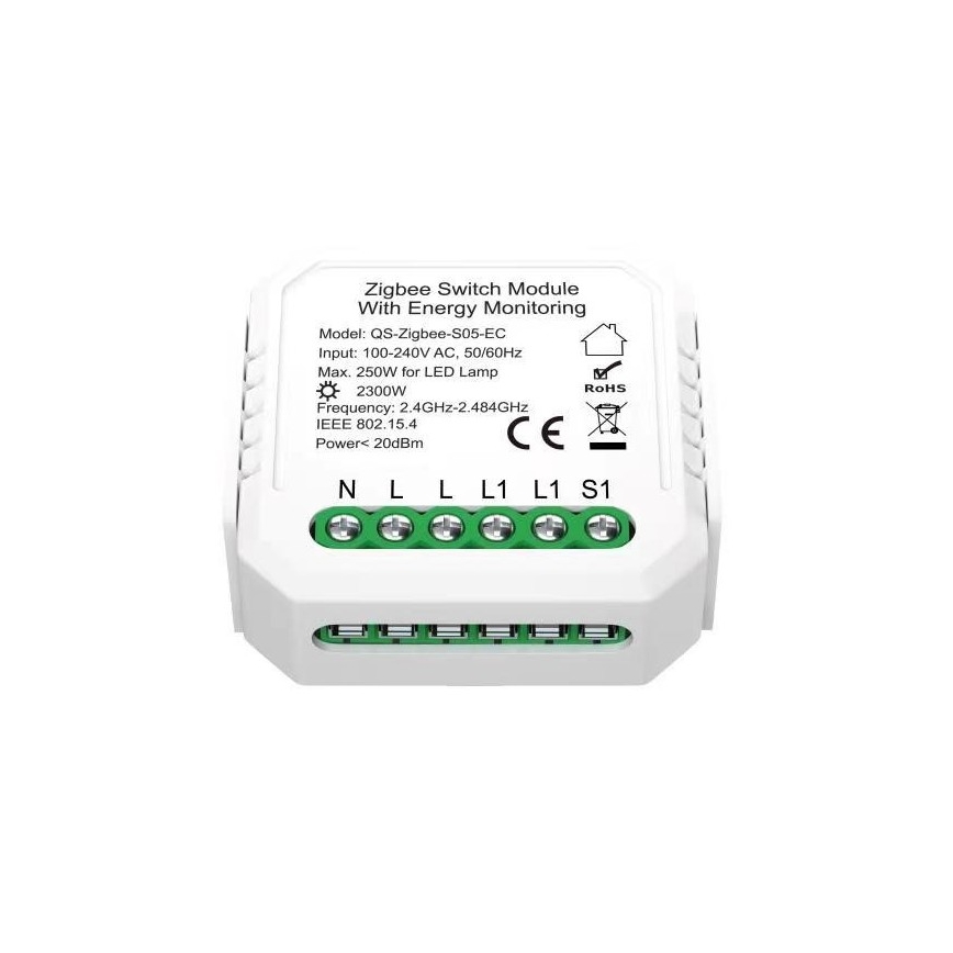 Immax NEO 07521L - Chytrý kontroler s měřením spotřeby V6 1-tlačítkový Tuya