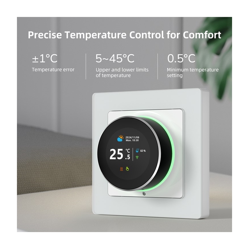Immax NEO 07534L - Termostat pro podlahové topení SMART 230V/3A Wi-Fi Tuya