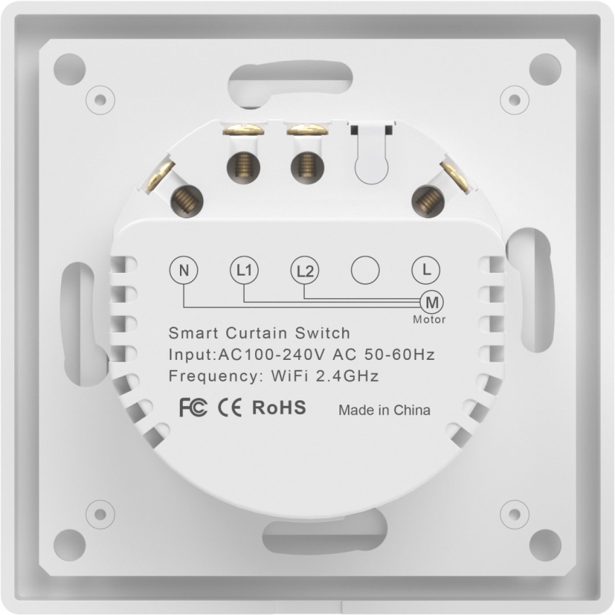 Immax NEO 07540L - Chytrý vypínač pro ovládání žaluzií a rolet 230V Wi-Fi Tuya