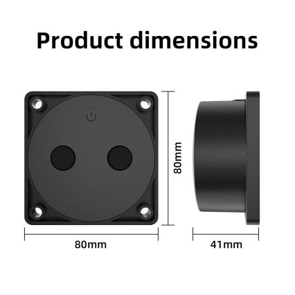 Immax NEO 07543L - Ultrasonický snímač hladiny kapaliny 5 m Wi-Fi Tuya Wi-Fi Tuya