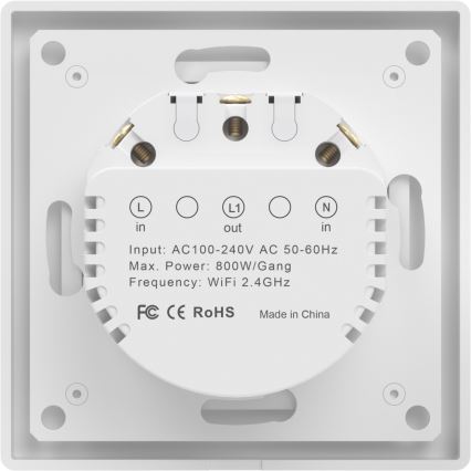Immax NEO 07549L - Vypínač 1-tlačítkový SMART 230V