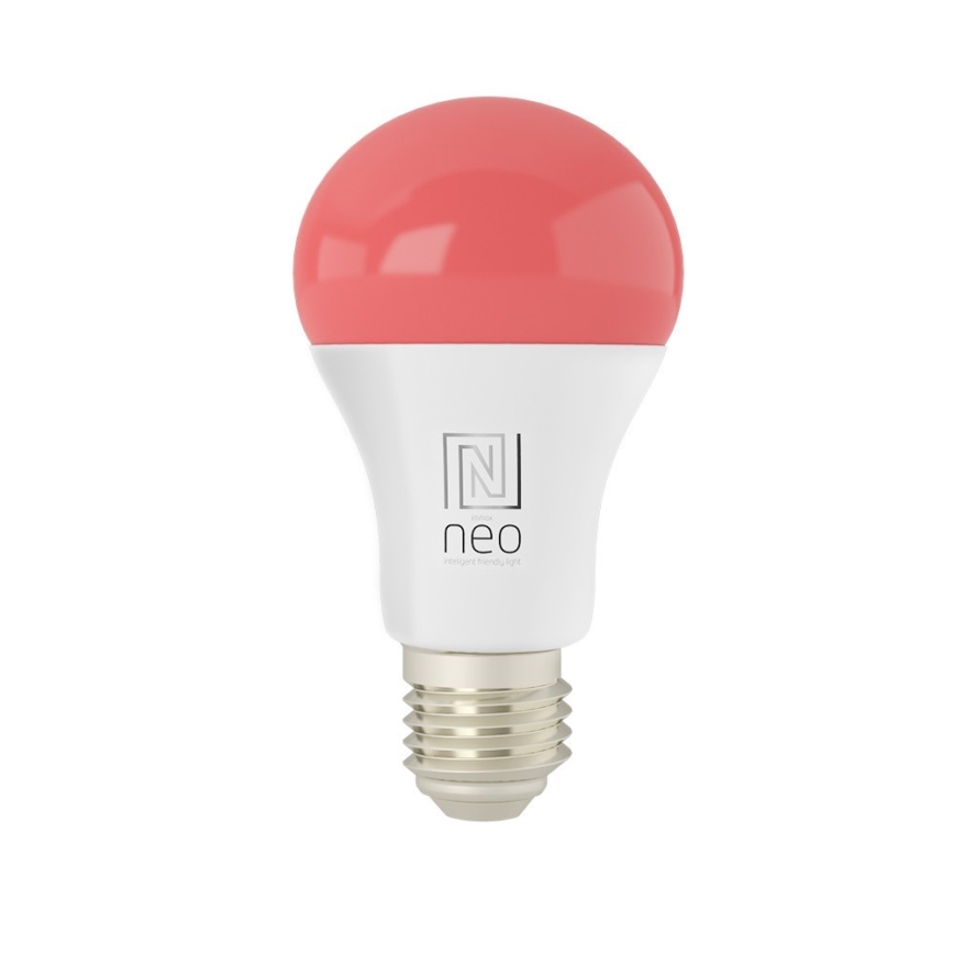 Immax NEO 07712L - LED RGB+CCT Stmívatelná žárovka NEO LITE Smart E27/9W/230V Wi-Fi Tuya 2200 - 6500K