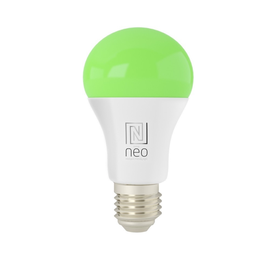 Immax NEO 07712L - LED RGB+CCT Stmívatelná žárovka NEO LITE Smart E27/9W/230V Wi-Fi Tuya 2200 - 6500K