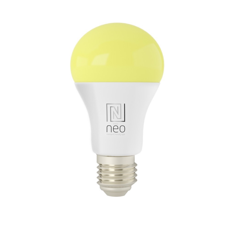 Immax NEO 07712L - LED RGB+CCT Stmívatelná žárovka NEO LITE Smart E27/9W/230V Wi-Fi Tuya 2200 - 6500K