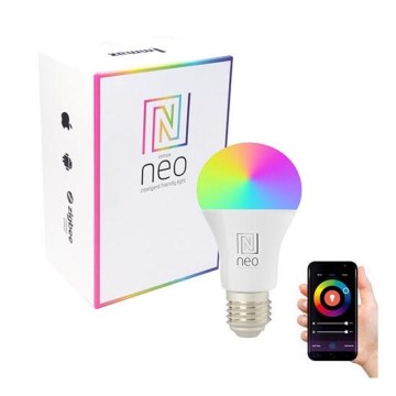 Immax NEO 07712L - LED RGB Stmívatelná žárovka NEO LITE Smart E27/9W/230V Wi-Fi Tuya 2200 - 6500K