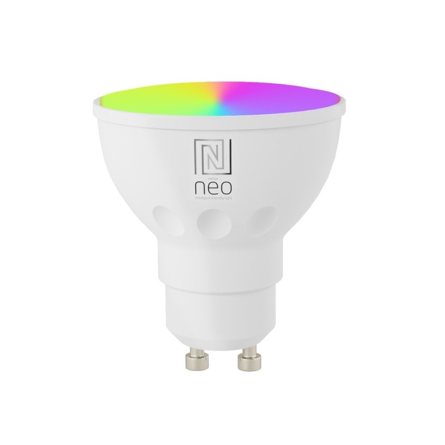 Immax NEO 07724CDO - SADA 3x LED RGB+CCT Stmívatelná žárovka GU10/4,8W/230V 2700-6500K Wi-Fi Tuya + dálkové ovládání