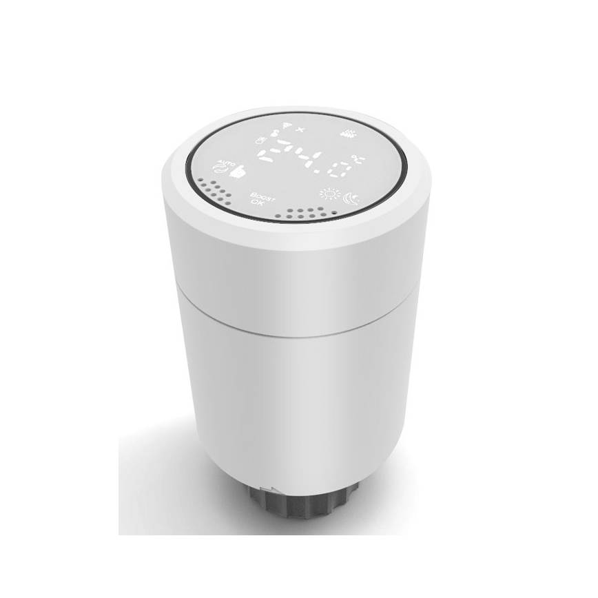 Immax NEO 07732C - SADA 4x Termostatická hlavice + BRIDGE PRO v3 2xAA/3V Wi-Fi Tuya