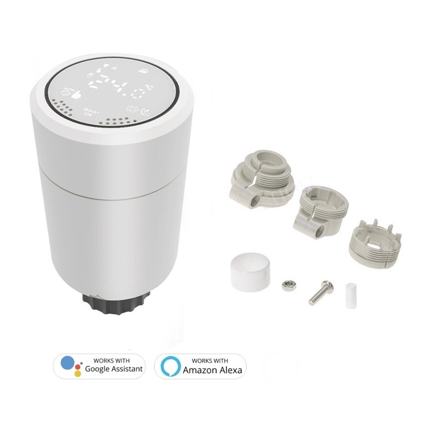 Immax NEO 07732L - Termostatická hlavice 2xAA/3V Tuya