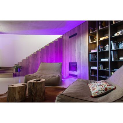 Immax NEO 07745CDO - SADA 3x LED RGB+CCT Stmívatelná žárovka E14/6W/230V Wi-Fi + dálkové ovládání