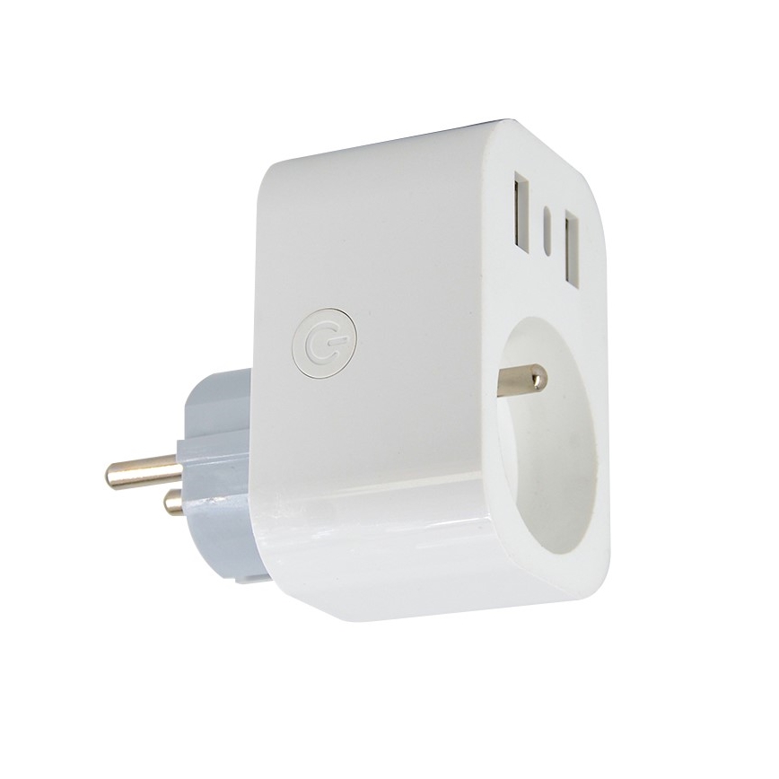 Immax NEO 07772L - Chytrá rozbočovací zásuvka 16A/230V + 2xUSB+1xUSB C Wi-Fi Tuya