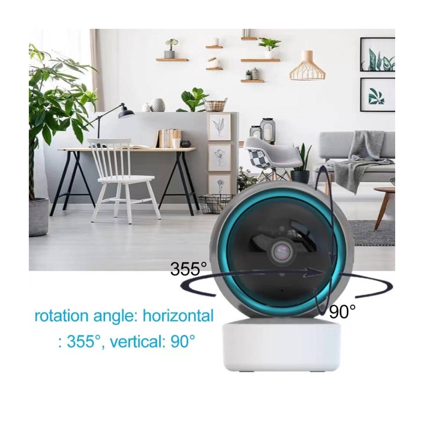 Immax NEO 07781L  - Chytrá vnitřní kamera se senzorem EYE NEO LITE 355° P/T 5MP Wi-Fi Tuya