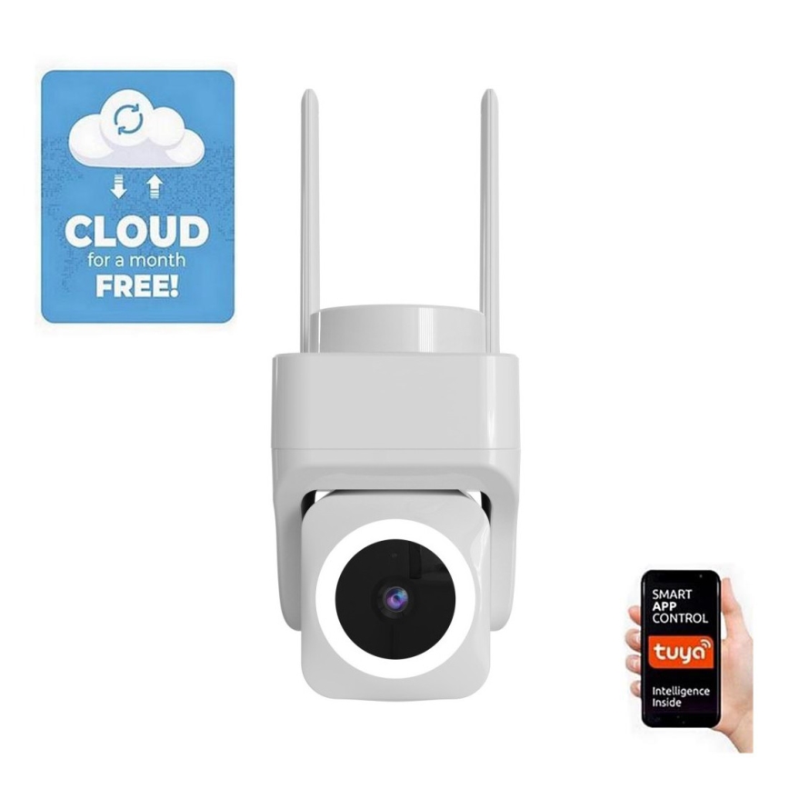 Immax NEO 07793L - Chytrá venkovní kamera se senzorem CUBE 4MP 5V IP65 Wi-Fi Tuya