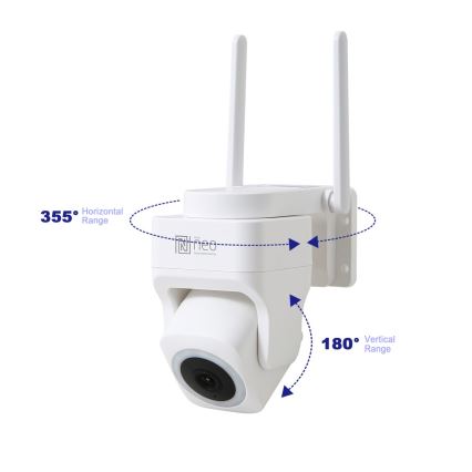 Immax NEO 07793L - Chytrá venkovní kamera se senzorem CUBE 4MP 5V IP65 Wi-Fi Tuya