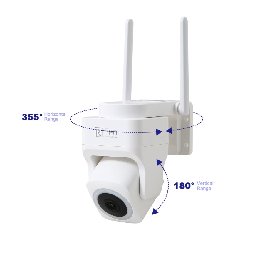 Immax NEO 07793L - Chytrá venkovní kamera se senzorem CUBE 4MP 5V IP65 Wi-Fi Tuya