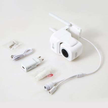 Immax NEO 07793L - Chytrá venkovní kamera se senzorem CUBE 4MP 5V IP65 Wi-Fi Tuya