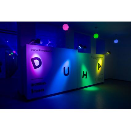 Immax NEO 07794CDO - SADA 3x LED RGB+CCT Stmívatelná žárovka E27/14W/230V 2700K-6500K Tuya Wi-Fi + dálkové ovládání