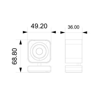 Immax NEO 07796L-Chytrá vnitřní kamera se senzorem LITTLE CUBE 3MP 5V Wi-Fi Tuya