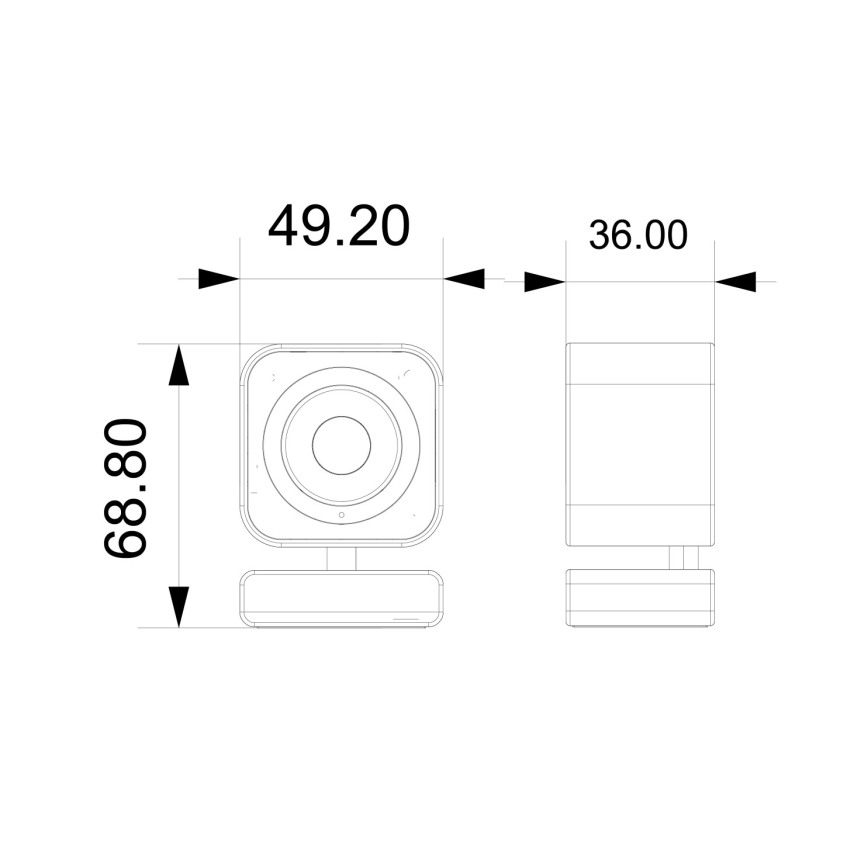Immax NEO 07796L-Chytrá vnitřní kamera se senzorem LITTLE CUBE 3MP 5V Wi-Fi Tuya