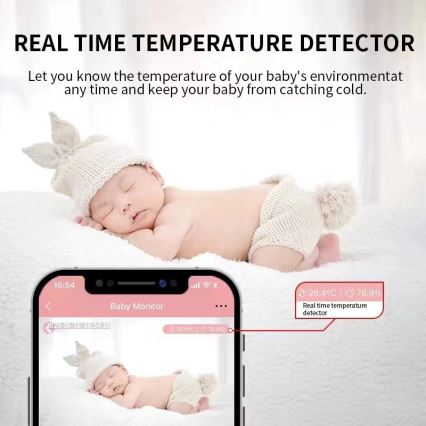 Immax NEO 07797L - Chytrá nabíjecí dětská chůvička 5V Wi-Fi Tuya modrá