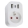 Immax NEO 07799L - Chytrá rozbočovací zásuvka 16A/230V + 2xUSB+1xUSB C Wi-Fi Tuya