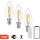 Immax NEO 07807CDO - SADA 3x LED CCT Stmívatelná žárovka E14/4W/230V Tuya Wi-Fi + dálkové ovládání