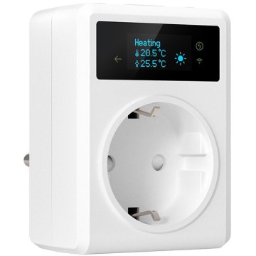 Immax NEO 07811L - Chytrá zásuvka s teploměrem F 3680W Wi-Fi