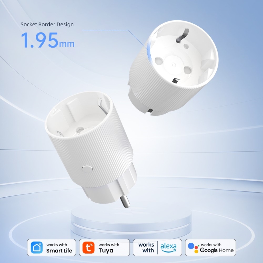 Immax NEO 07813L - Chytrá zásuvka F 3500W Wi-Fi