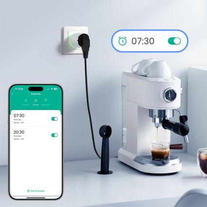 Immax NEO 07813L - Chytrá zásuvka F 3500W Wi-Fi
