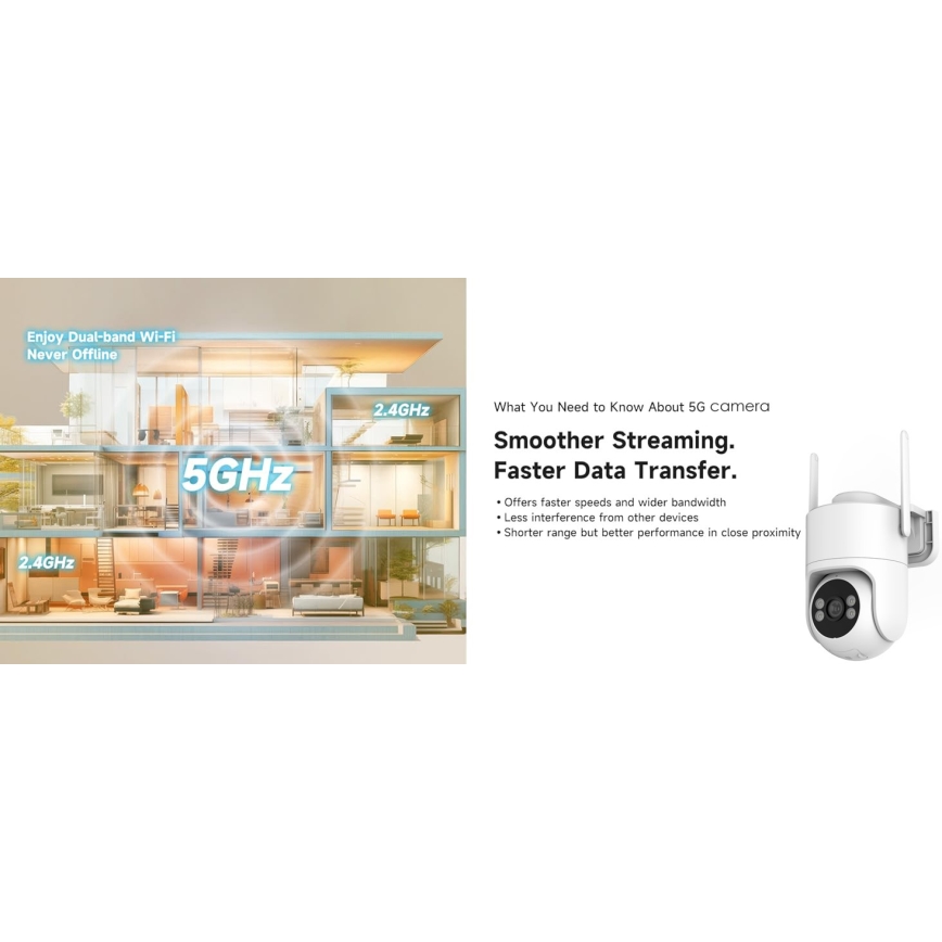 Immax NEO 07819L - Chytrá venkovní kamera se senzorem 4 MP 5V IP65 Wi-FI