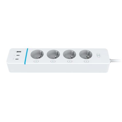 Immax NEO 07821L - Prodlužovací kabel NEO LITE Smart 4AC+1xUSB+2xUSB C Wi-Fi