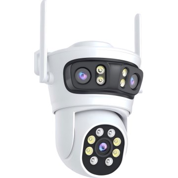 Immax NEO 07823L - Chytrá venkovní kamera se senzorem 2MP+2MP+2MP 5V Tuya Wi-Fi