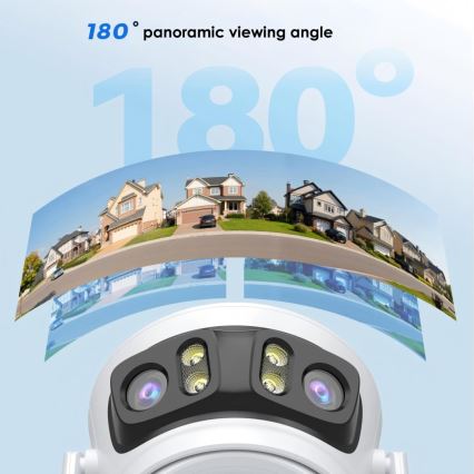 Immax NEO 07823L - Chytrá venkovní kamera se senzorem 2MP+2MP+2MP 5V Wi-Fi