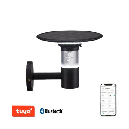 Immax NEO 07907L - LED RGB+CW/W Stmívatelné solární nástěnné svítidlo BUBBLES LED/2W/5,5V IP54 Tuya 4000 mAh