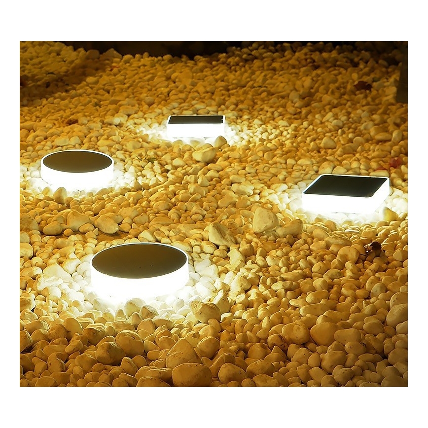 Immax NEO 07910L - LED RGB Stmívatelné solární svítidlo se senzorem NEO LITE LED/1W/5V kulatý IP54 Tuya 1300 mAh