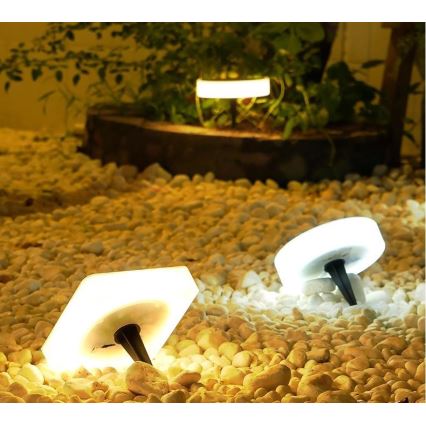 Immax NEO 07910L - LED RGB Stmívatelné solární svítidlo se senzorem NEO LITE LED/1W/5V kulatý IP54 Tuya 1300 mAh