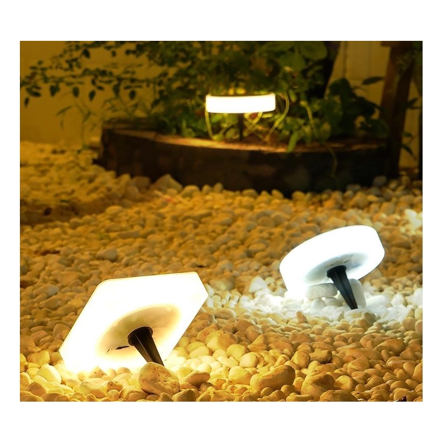 Immax NEO 07910L - LED RGB Stmívatelné solární svítidlo se senzorem NEO LITE LED/1W/5V kulatý IP54 Tuya 1300 mAh