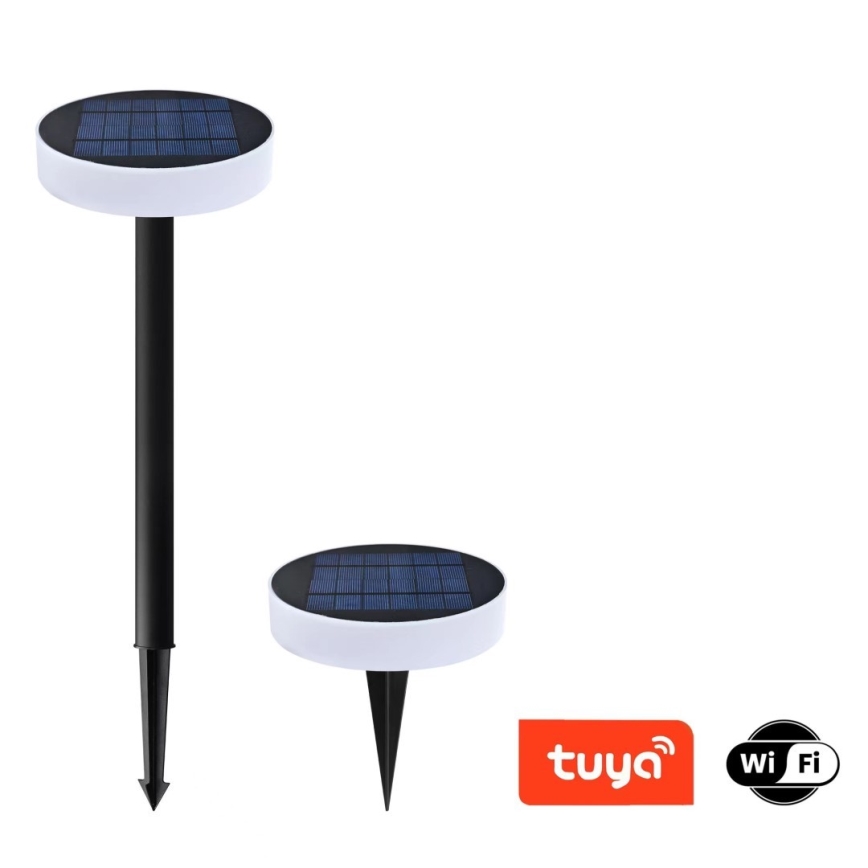 Immax NEO 07910L - LED RGB Stmívatelné solární svítidlo se senzorem NEO LITE LED/1W/5V kulatý IP54 Tuya 1300 mAh