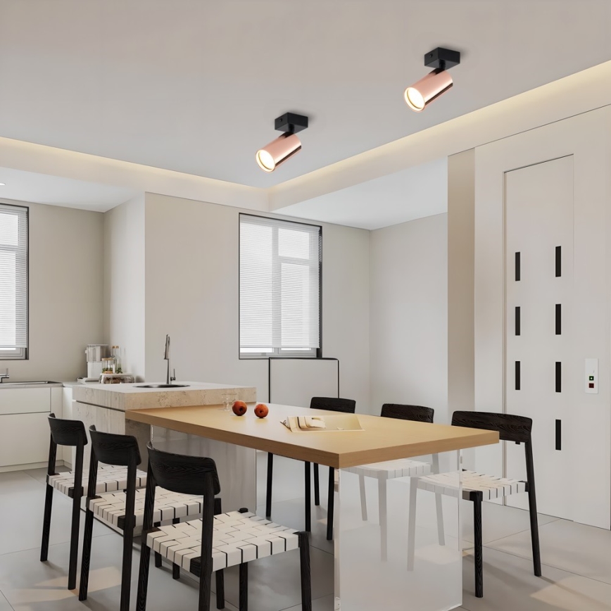 Immax NEO 08301L - Bodové svítidlo PUNTO 1xGU10/9W/230V rose gold