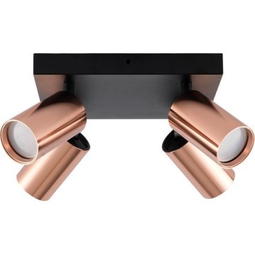 Immax NEO 08304L - Bodové svítidlo PUNTO 4xGU10/9W/230V rose gold