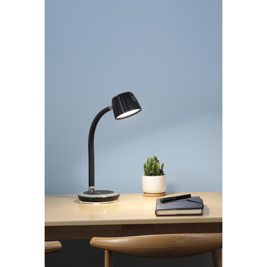Immax NEO 08996L - LED Stmívatelná stolní lampa s bezdrátovým nabíjením PERLA LED/1,5W + LED/6W/230V 3800-4300K