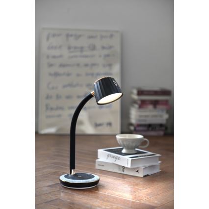 Immax NEO 08996L - LED Stmívatelná stolní lampa s bezdrátovým nabíjením PERLA LED/1,5W + LED/6W/230V 3800-4300K