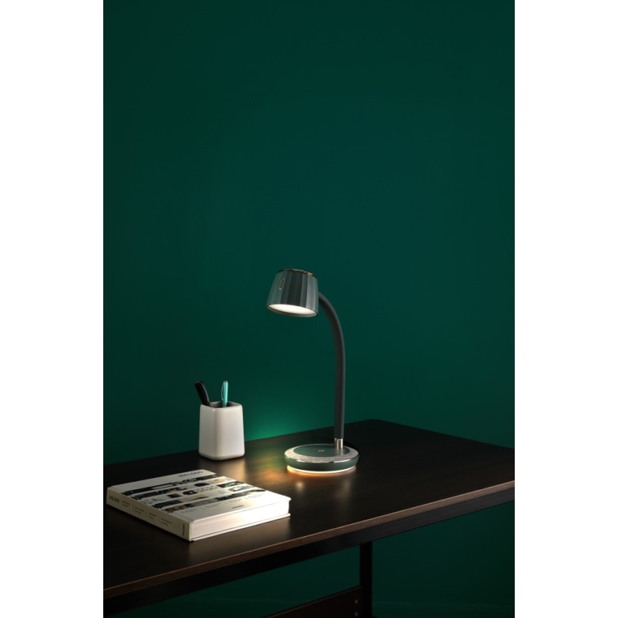 Immax NEO 08996L - LED Stmívatelná stolní lampa s bezdrátovým nabíjením PERLA LED/1,5W + LED/6W/230V 3800-4300K