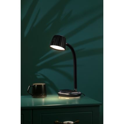 Immax NEO 08996L - LED Stmívatelná stolní lampa s bezdrátovým nabíjením PERLA LED/1,5W + LED/6W/230V 3800-4300K