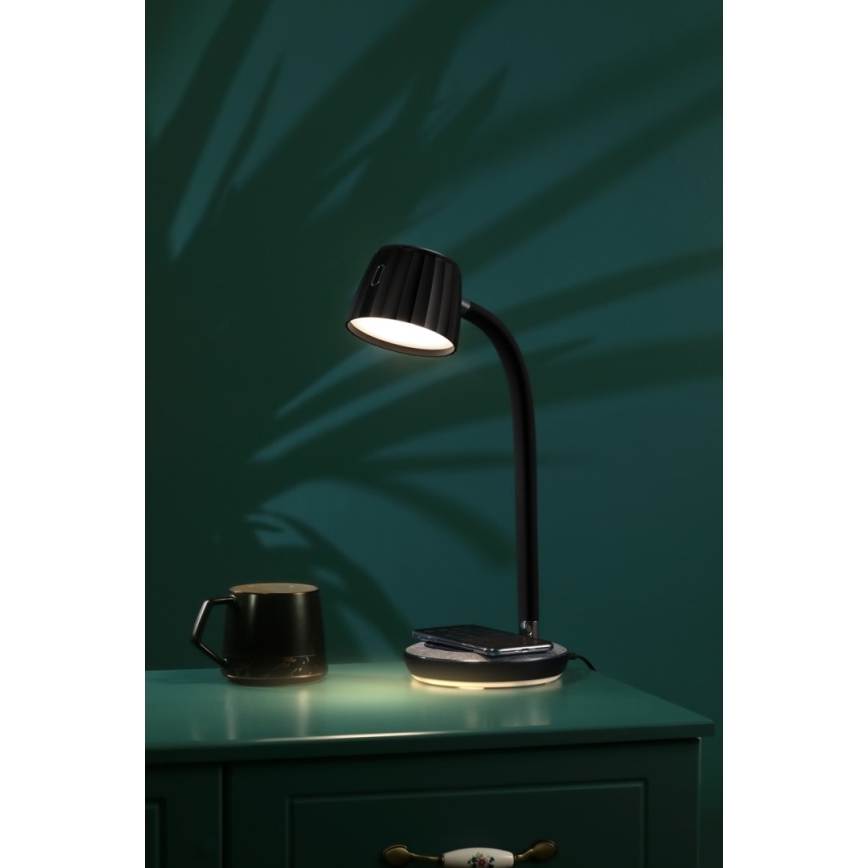 Immax NEO 08996L - LED Stmívatelná stolní lampa s bezdrátovým nabíjením PERLA LED/1,5W + LED/6W/230V 3800-4300K