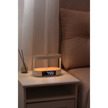 Immax NEO 09111L - LED Stmívatelná stolní lampa s budíkem a nabíjením TRIPLE DOCK LED/1,5W/5V