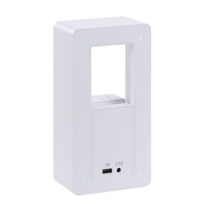 Immax NEO 09113L - LED Stolní lampa s budíkem a nabíjením CALM LED/3,5W/5V