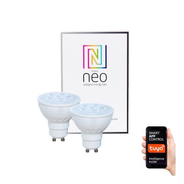 Immax NEO - 2xLED Stmívatelná žárovka GU10/4,8W/230V ZigBee Immax NEO - 2xLED Stmívatelná žárovka GU10/4,8W/230V ZigBee