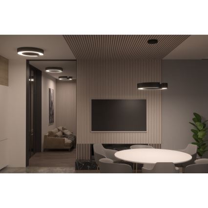 Immax NEO 7133 - LED SMART Stmívatelné stropní svítidlo CÉČKO LED/52W/230V + dálkové ovládání 60 cm Tuya ZigBee