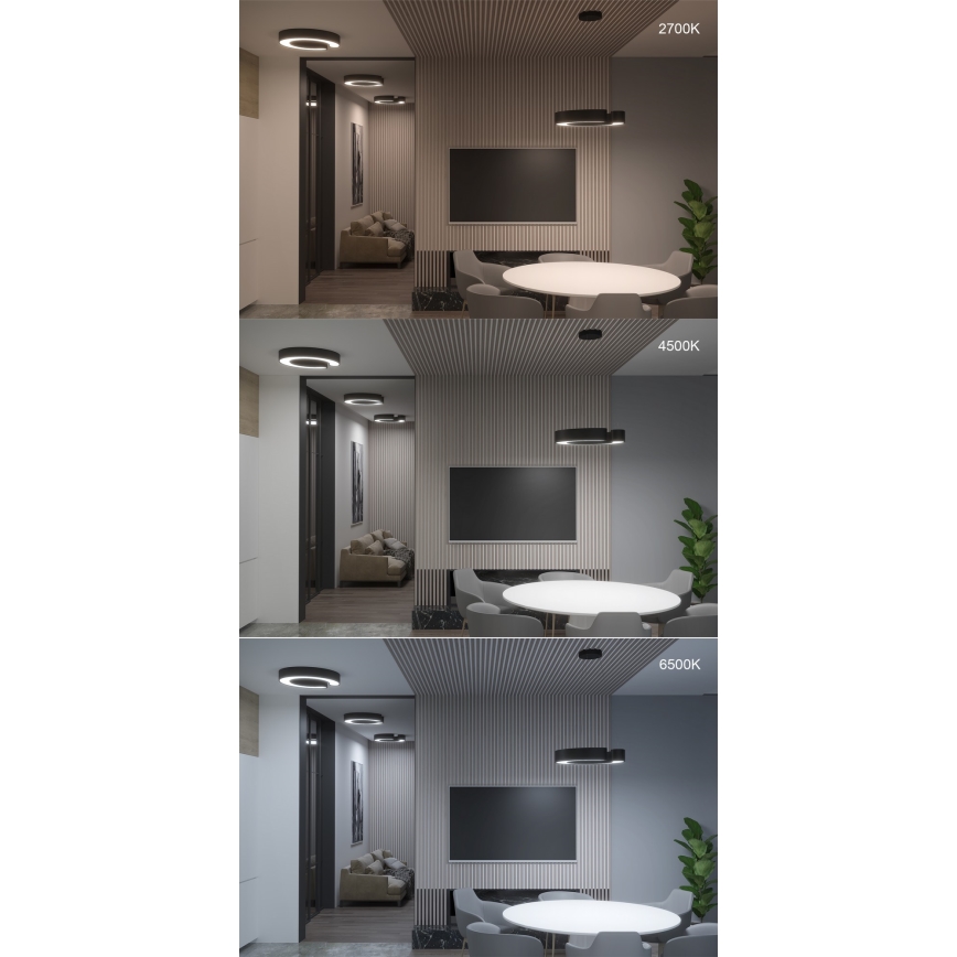 Immax NEO 7133 - LED SMART Stmívatelné stropní svítidlo CÉČKO LED/52W/230V + dálkové ovládání 60 cm Tuya ZigBee