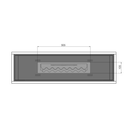 InFire - BIO krb 100x47 cm 3kW industriální